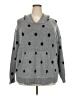 BLOOMCHIC 100% Acrylic Polka Dots Gray Pullover Sweater Size 18 - photo 1