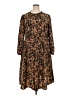 BLOOMCHIC 100% Polyester Paisley Brown Casual Dress Size 18 - photo 1
