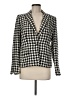 Linda Allard Ellen Tracy Houndstooth Ivory Blazer Size 6 - photo 1
