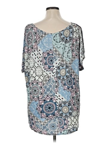 Cable & Gauge Short Sleeve Blouse (view 2)