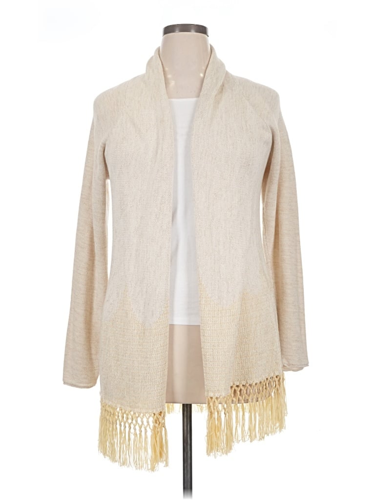 Pre-owned Lilly Pulitzer Cardigan Sweater In Tan