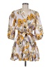 Alexis Print Yellow Cocktail Dress Size M - photo 1