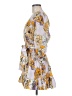 Alexis Print Yellow Cocktail Dress Size M - photo 5