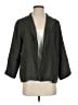 Eileen Fisher Houndstooth Gray Silk Blazer Size S - photo 1