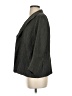 Eileen Fisher Houndstooth Gray Silk Blazer Size S - photo 5
