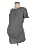 Gap Fit Gray Short Sleeve Top Size Med Maternity - photo 1