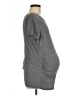 Gap Fit Gray Short Sleeve Top Size Med Maternity - photo 4