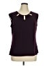 Notations Burgundy Sleeveless Blouse Size XL - photo 1