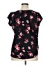 41Hawthorn Floral Black Short Sleeve Blouse Size XL - photo 2