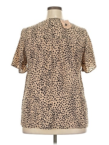 BLOOMCHIC Short Sleeve Blouse (view 2)