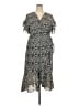 Max Studio 100% Polyester Animal Print Gray Casual Dress Size 2X - photo 1