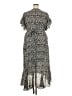 Max Studio 100% Polyester Animal Print Gray Casual Dress Size 2X - photo 2