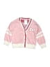 Hello Kitty 100% Acrylic Pink Cardigan Size 2T - photo 1