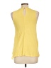 Neiman Marcus 100% Polyester Yellow Sleeveless Blouse Size L - photo 2
