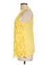 Neiman Marcus 100% Polyester Yellow Sleeveless Blouse Size L - photo 5