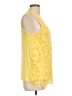 Neiman Marcus 100% Polyester Yellow Sleeveless Blouse Size L - photo 4