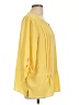 Chaus Yellow 3/4 Sleeve Blouse Size L - photo 4