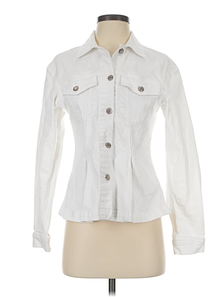 Pre-owned Gap Jacket In White