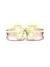DaniBlack Yellow Sandals Size 7 1/2 - photo 2