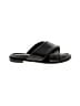 J.Crew 100% Leather Black Sandals Size 8 - photo 1