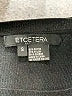 Etcetera Black 3/4 Sleeve Top Size S - photo 7