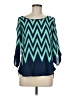 rue21 100% Polyester Teal 3/4 Sleeve Blouse Size M - photo 1