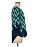 rue21 100% Polyester Teal 3/4 Sleeve Blouse Size M - photo 4