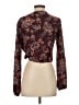 Abbeline 100% Polyester Brown Long Sleeve Blouse Size S - photo 2