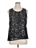 Worthington 100% Polyester Silver Sleeveless Blouse Size XL - photo 1