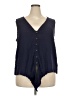 Sanctuary Blue Sleeveless Blouse Size 2X - photo 1