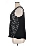 Worthington 100% Polyester Silver Sleeveless Blouse Size XL - photo 5