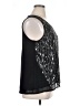 Worthington 100% Polyester Silver Sleeveless Blouse Size XL - photo 4