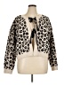 Francesca's Animal Print Ivory Cardigan Size XL - photo 1