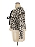 Francesca's Animal Print Ivory Cardigan Size XL - photo 5