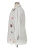 Liz & Me 100% Cotton Silver White 3/4 Sleeve Blouse Size 1X - photo 5