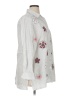 Liz & Me 100% Cotton Silver White 3/4 Sleeve Blouse Size 1X - photo 4