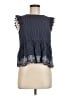 Mine Blue Sleeveless Blouse Size M - photo 1
