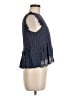 Mine Blue Sleeveless Blouse Size M - photo 4