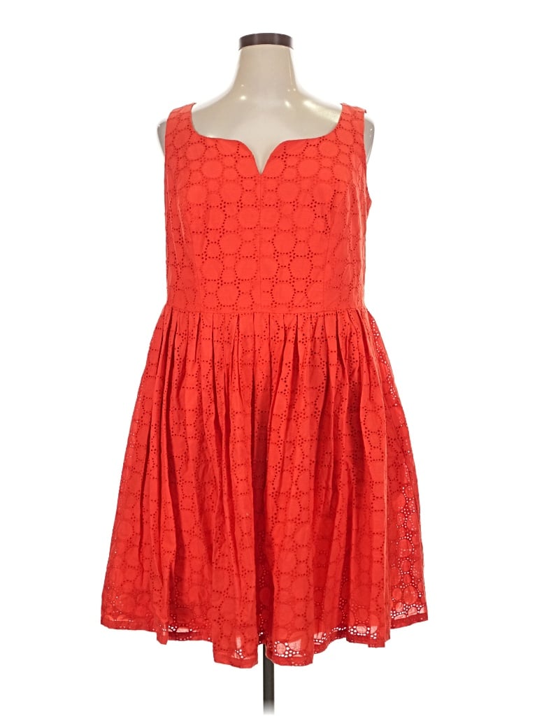 Pre-owned Adrianna Papell Casual Dress In Red