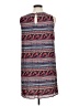 Crescent 100% Rayon Paisley Blue Casual Dress Size XL - photo 2