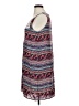 Crescent 100% Rayon Paisley Blue Casual Dress Size XL - photo 5