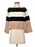 Le Lis Color Block Tan Pullover Sweater Size S - photo 1
