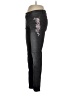 White House Black Market Floral Black Jeans Size 6 - photo 5
