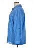 Elementz 100% Polyester Polka Dots Blue Long Sleeve Blouse Size XL - photo 5