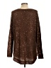 Soft Surroundings Metallic Brown Pullover Sweater Size L - photo 2