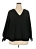 MICHAEL Michael Kors Black 3/4 Sleeve Blouse Size 3X - photo 1