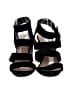 Tahari 100% Leather Black Sandals Size 8 1/2 - photo 2