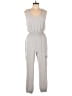 Discreet Solid Gray Jumpsuit Size M - photo 1
