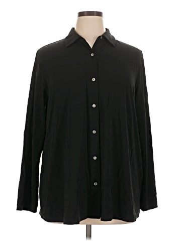 Lands' End Long Sleeve Button-Down Shirt (view 1)