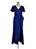 Xscape Blue Cocktail Dress Size 16 - photo 1